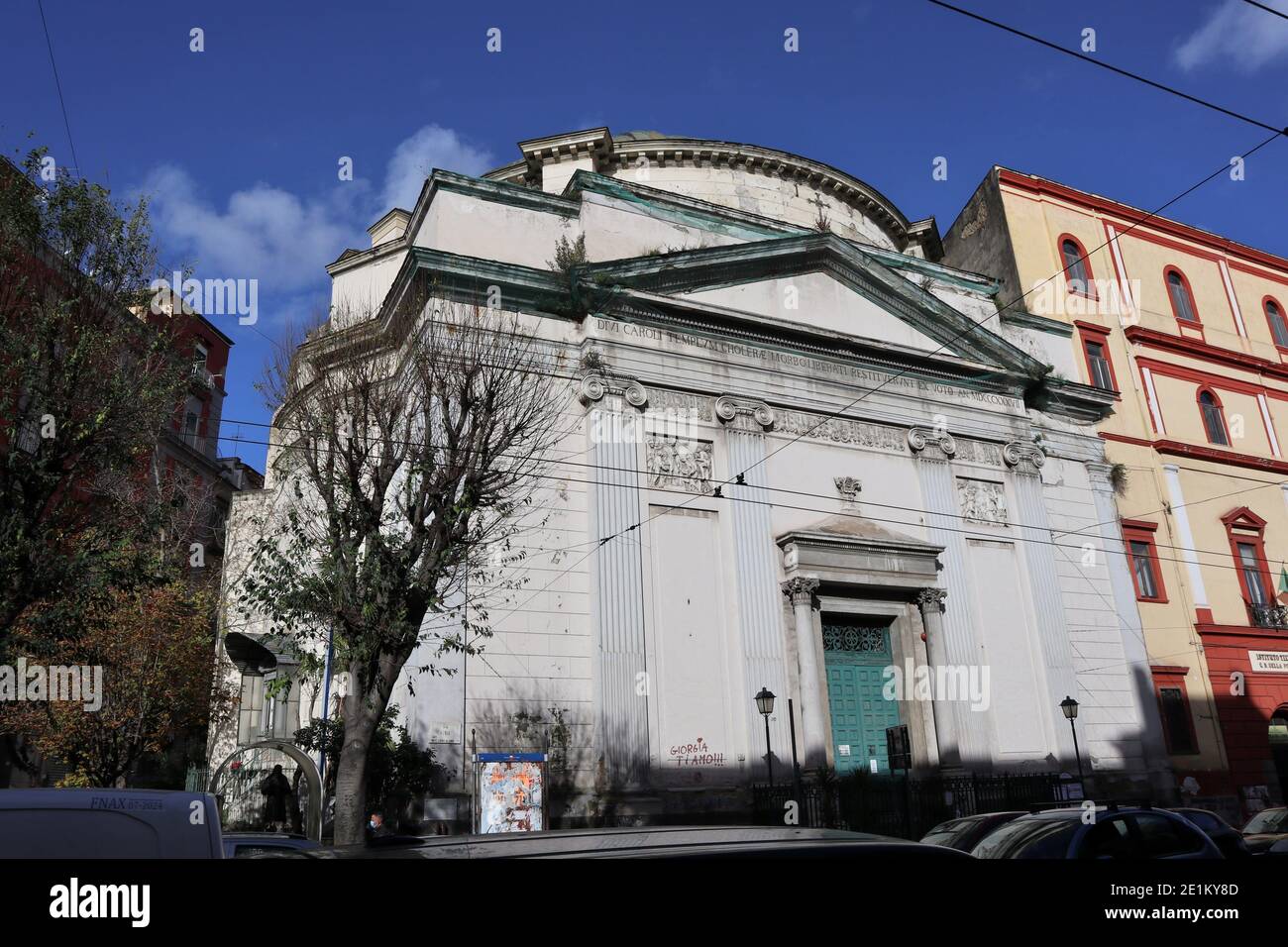 Napoli - Chiesa San Carlo all'Arena Foto Stock