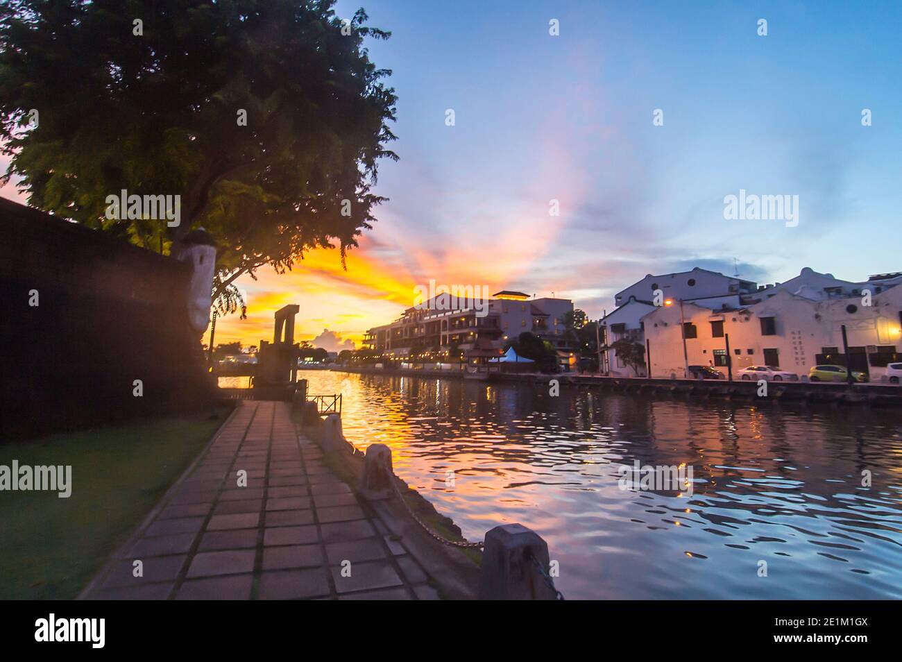 Malacca città storica situata a Malacca stato della Malesia Foto Stock