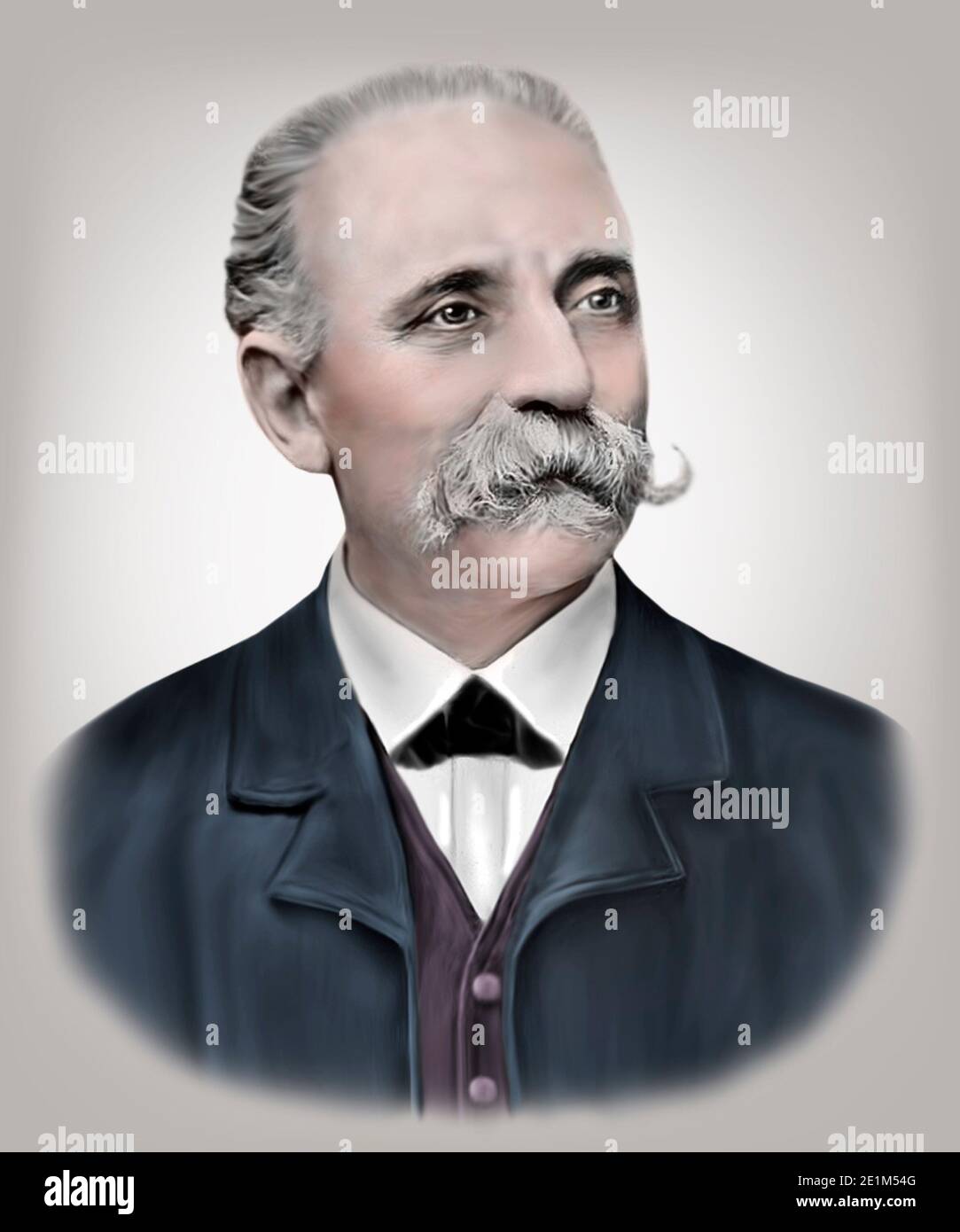 Camillo Golgi Italiano 1843-1926 biologo patologo neurologo Foto Stock