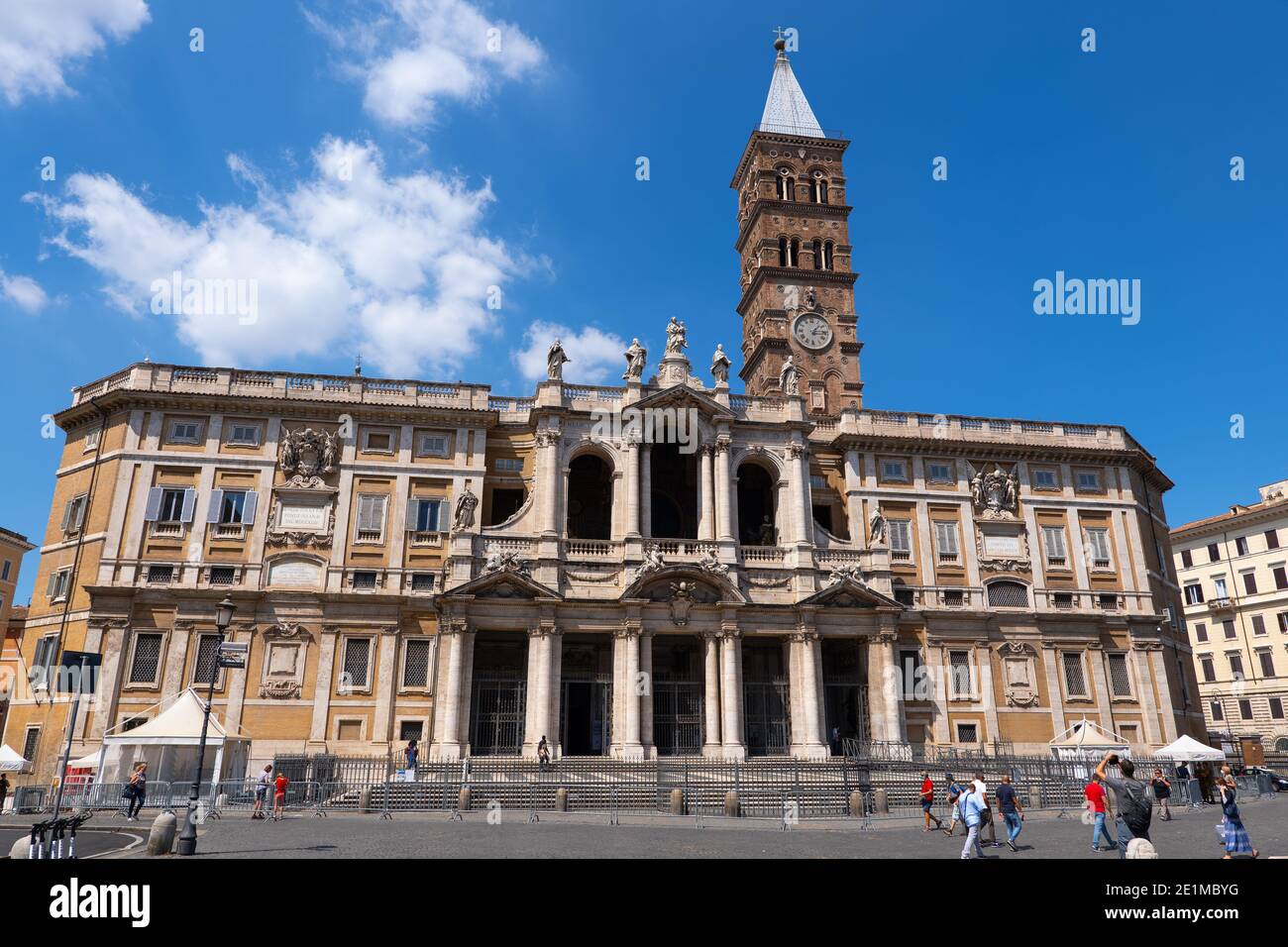Basilica di Santa Maria maggiore nella città di Roma, Italia, chiesa cattolica mariana, basilica papale maggiore Foto Stock