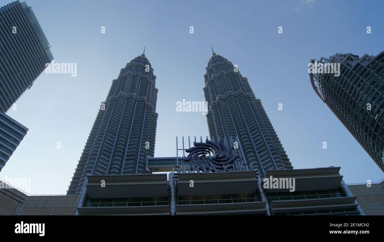 Kuala Lumpur, Malesia - Maggio 21 2012: Le Torri Petronas nel centro di Kuala Lumpur Foto Stock