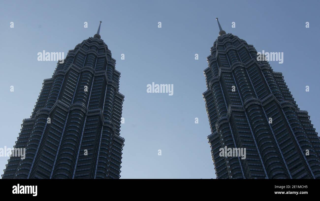 Kuala Lumpur, Malesia - Maggio 21 2012: Le Torri Petronas nel centro di Kuala Lumpur Foto Stock