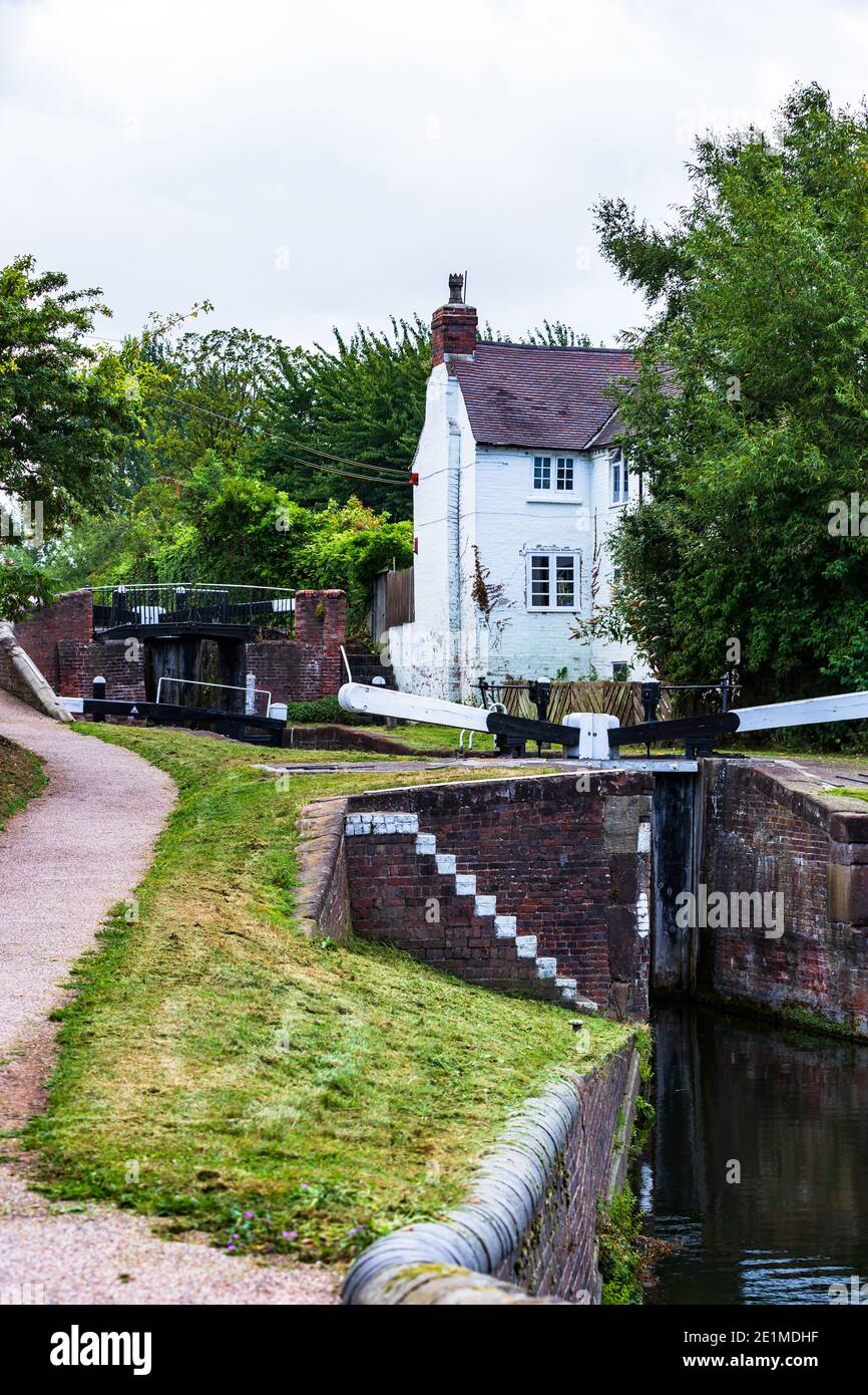 Canali di Stourbridge nelle West Midlands, Regno Unito Foto Stock