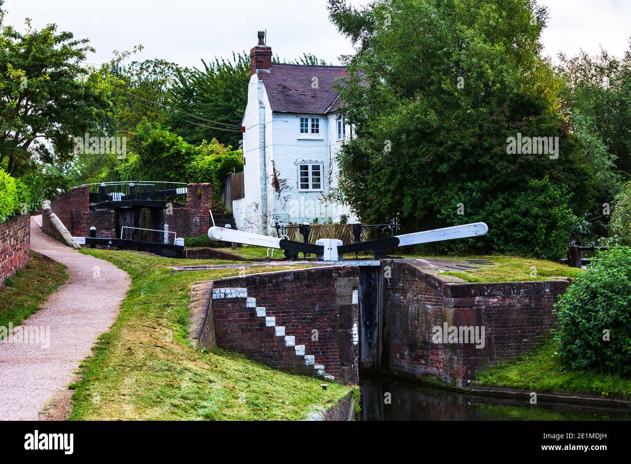 Canali di Stourbridge nelle West Midlands, Regno Unito Foto Stock