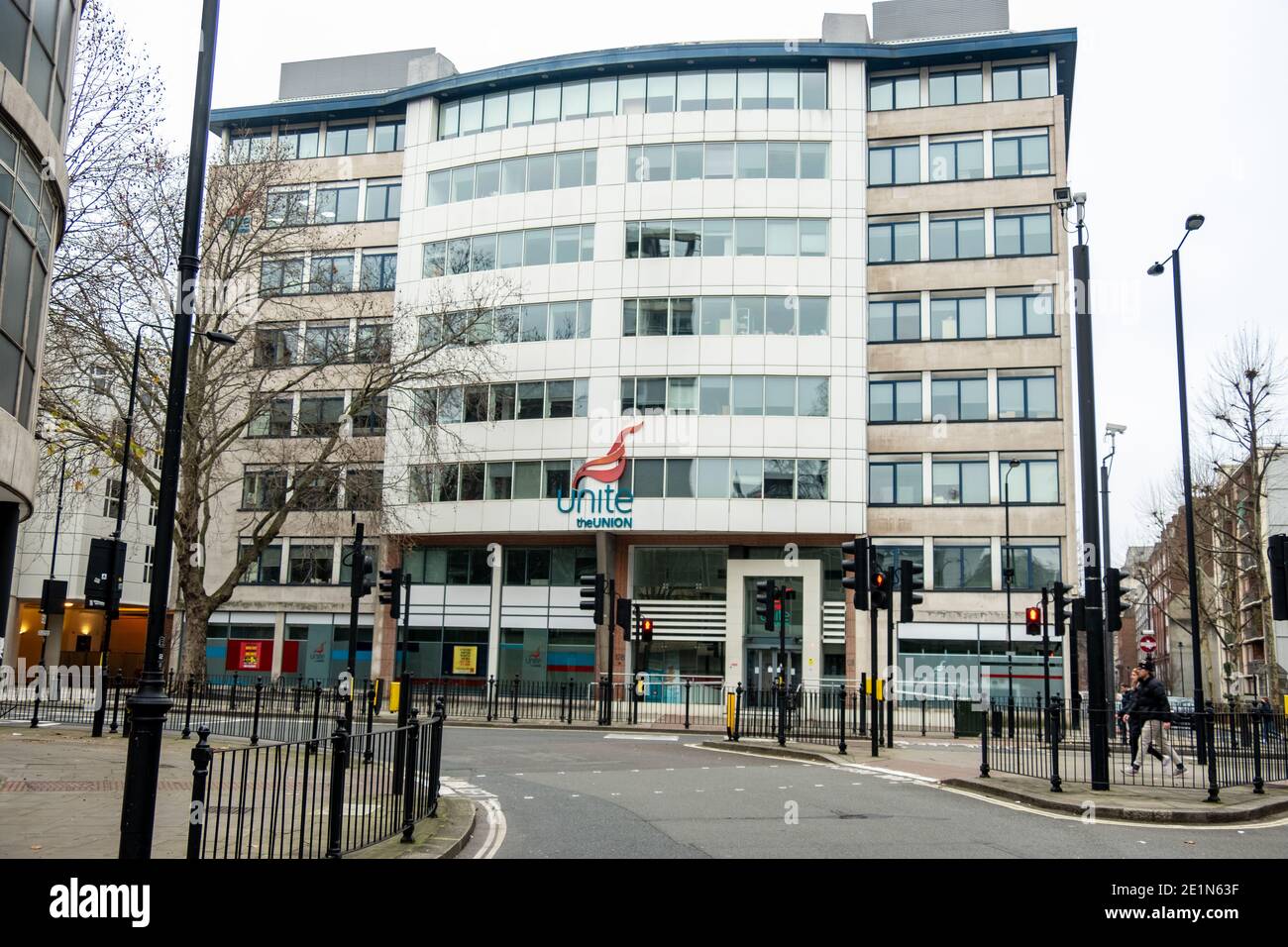 Londra- Unite l'Unione aka Unite, edificio sindacale a Holborn, Londra Foto Stock