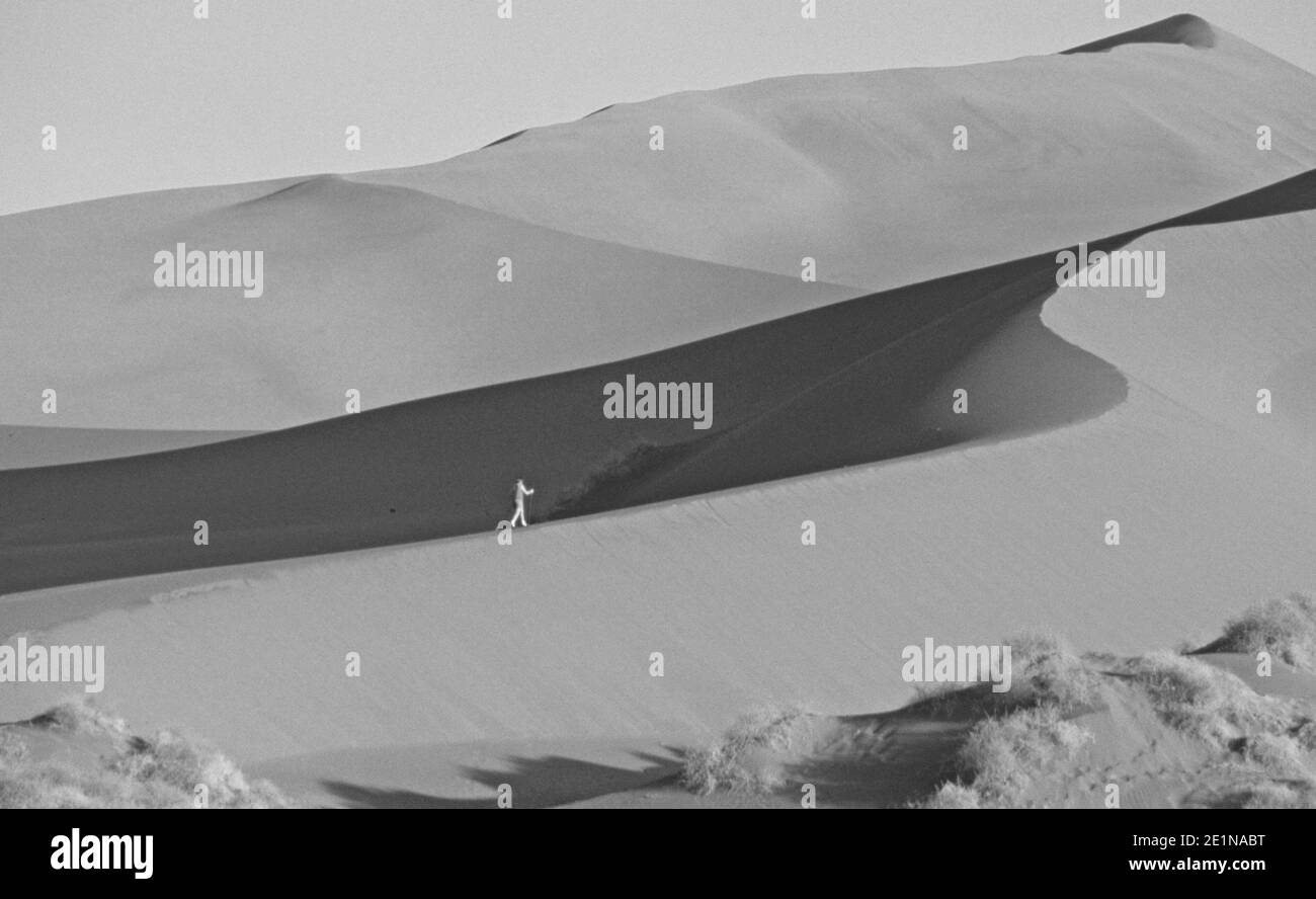 Namib Desert dune di sabbia escursione a piedi Foto Stock