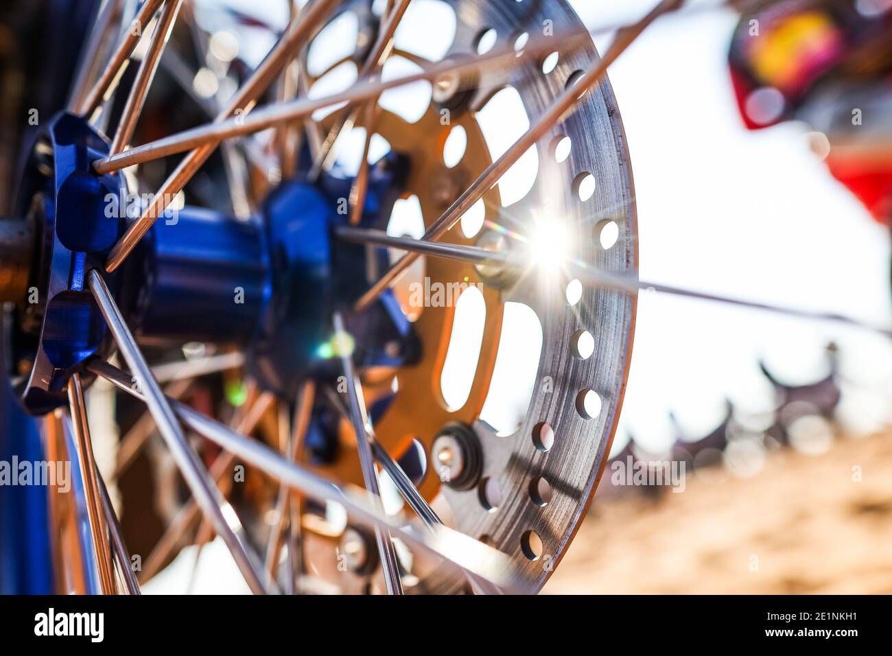 N. 18 Branch Ross (bwa), Yamaha, Monster Energy Yamaha Rally Team, Moto, Bike, dettagli meccanici, freni durante la sesta fase o / LM Foto Stock