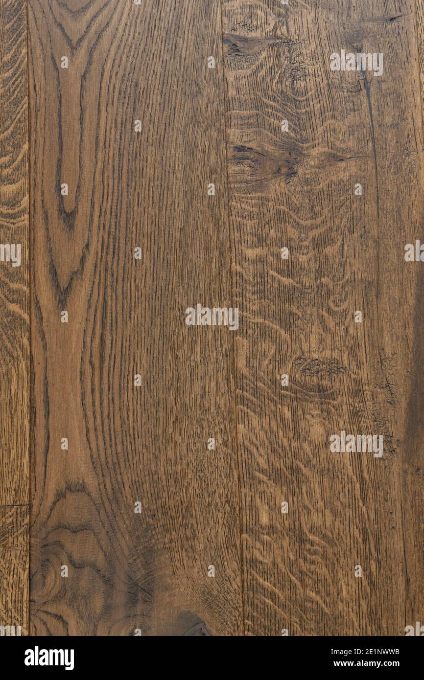 Pavimenti in legno duro hickory con venatura di legno Foto Stock