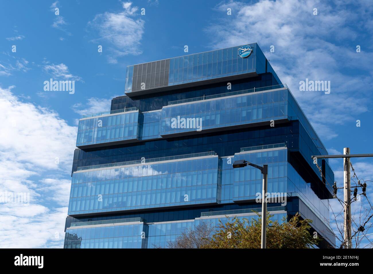 L'edificio della sede principale di Air Miles Canada è esposto a Toronto, Canada Foto Stock