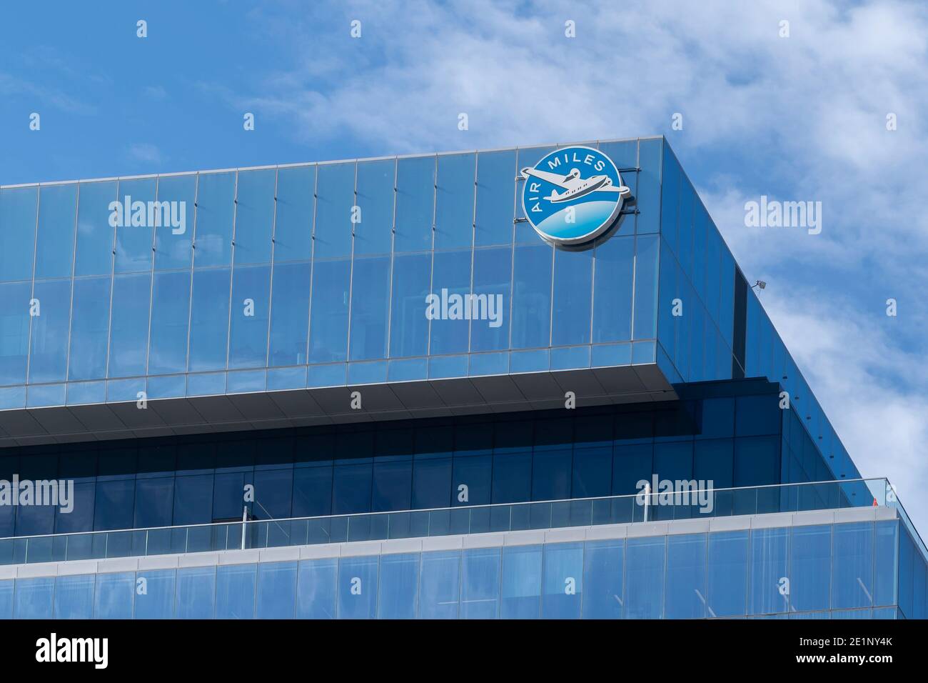L'edificio della sede principale di Air Miles Canada è esposto a Toronto, Canada Foto Stock