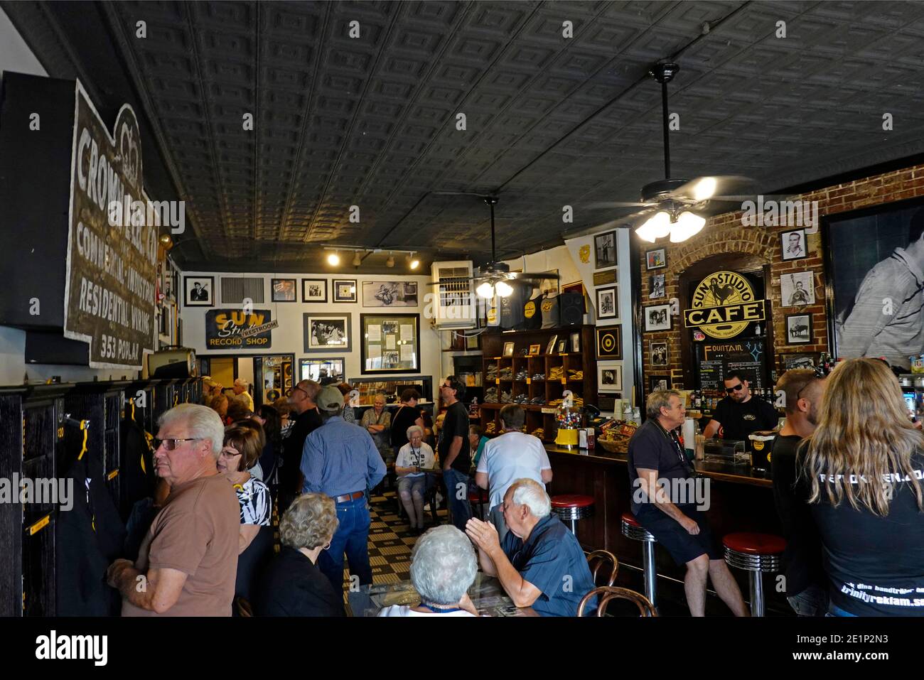 Sun Studio luogo di nascita di Rock n Roll Memphis Tennessee Foto Stock