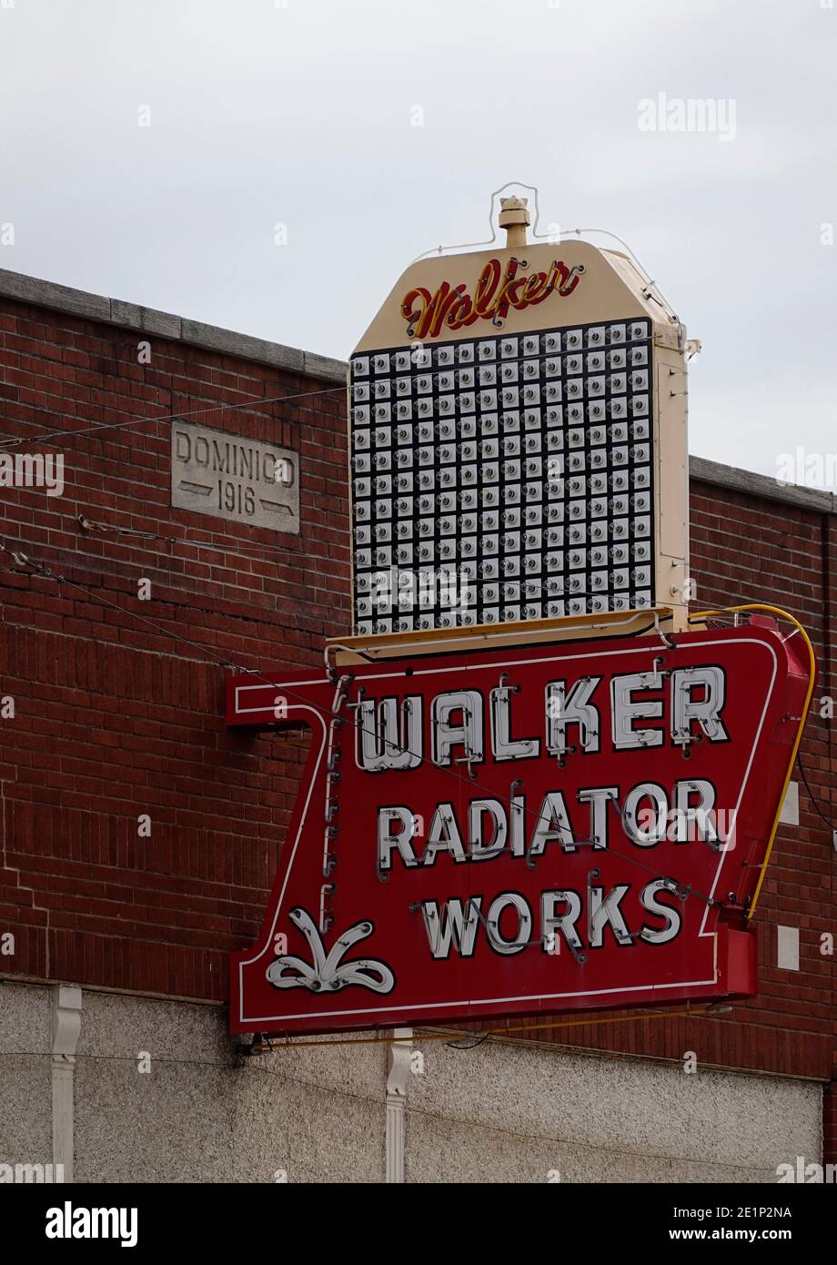 Walker Radiator lavora con Memphis TN Foto Stock