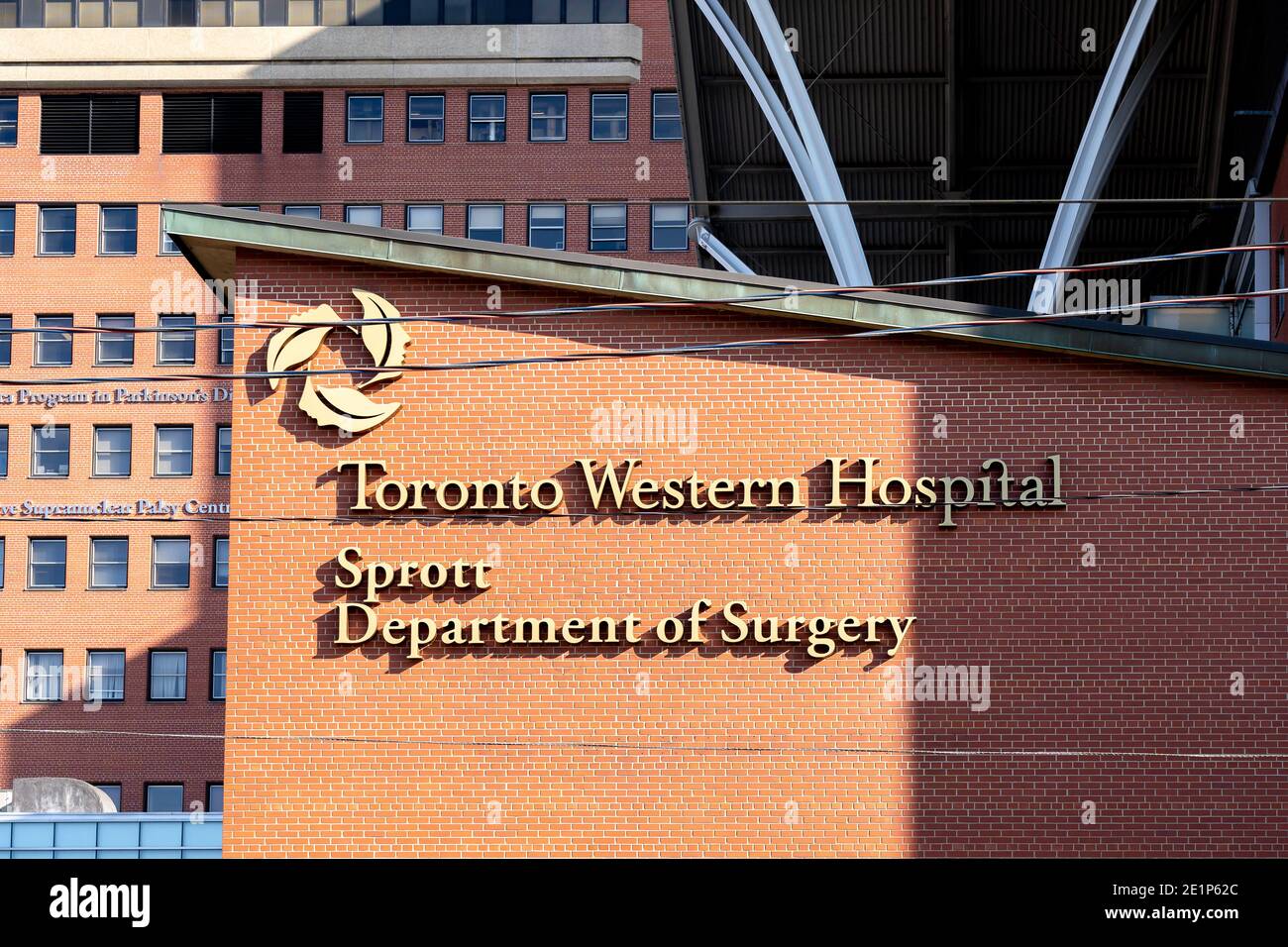 Toronto, Canada - 14 novembre 2020: Segnale WESTERN Hospital è visto a Toronto, Canada. Foto Stock