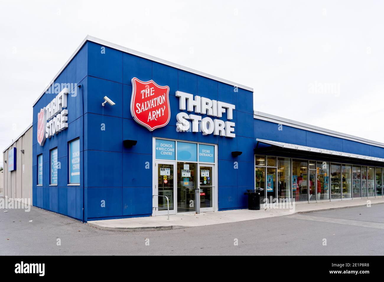 Uno dei negozi dell'Esercito della salvezza di Toronto, Canada. Foto Stock