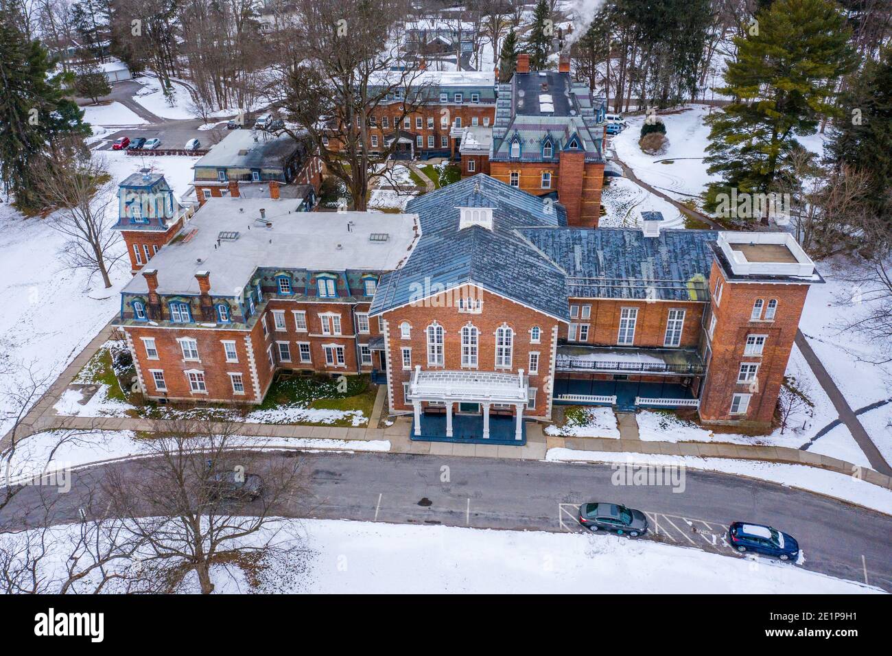 Oneida Community Mansion House, Oneida, New York, Stati Uniti Foto Stock