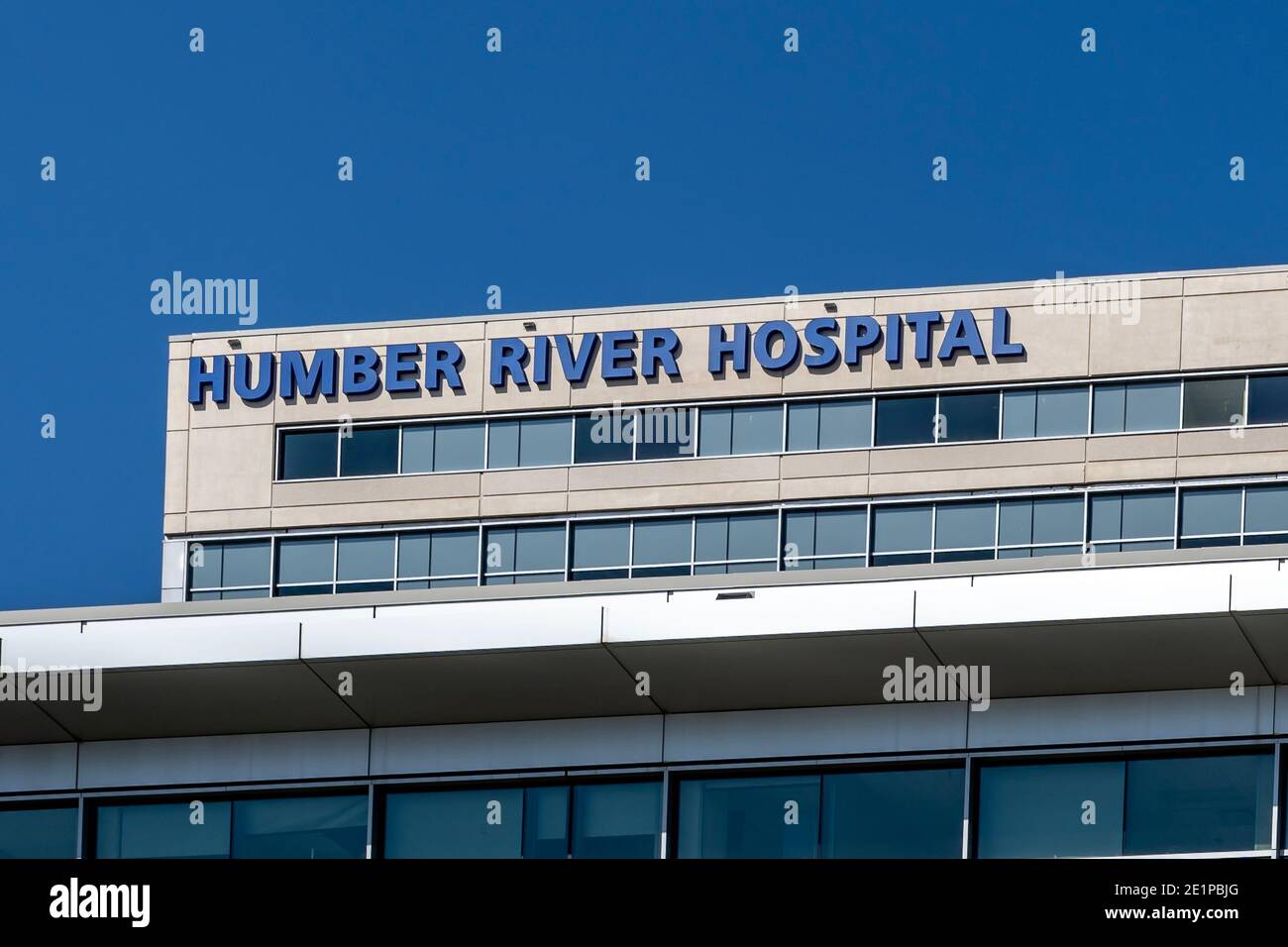 North York, Toronto, Canada - 23 settembre 2020: Firma dell'Humber River Hospital a North York, Toronto, Canada Foto Stock