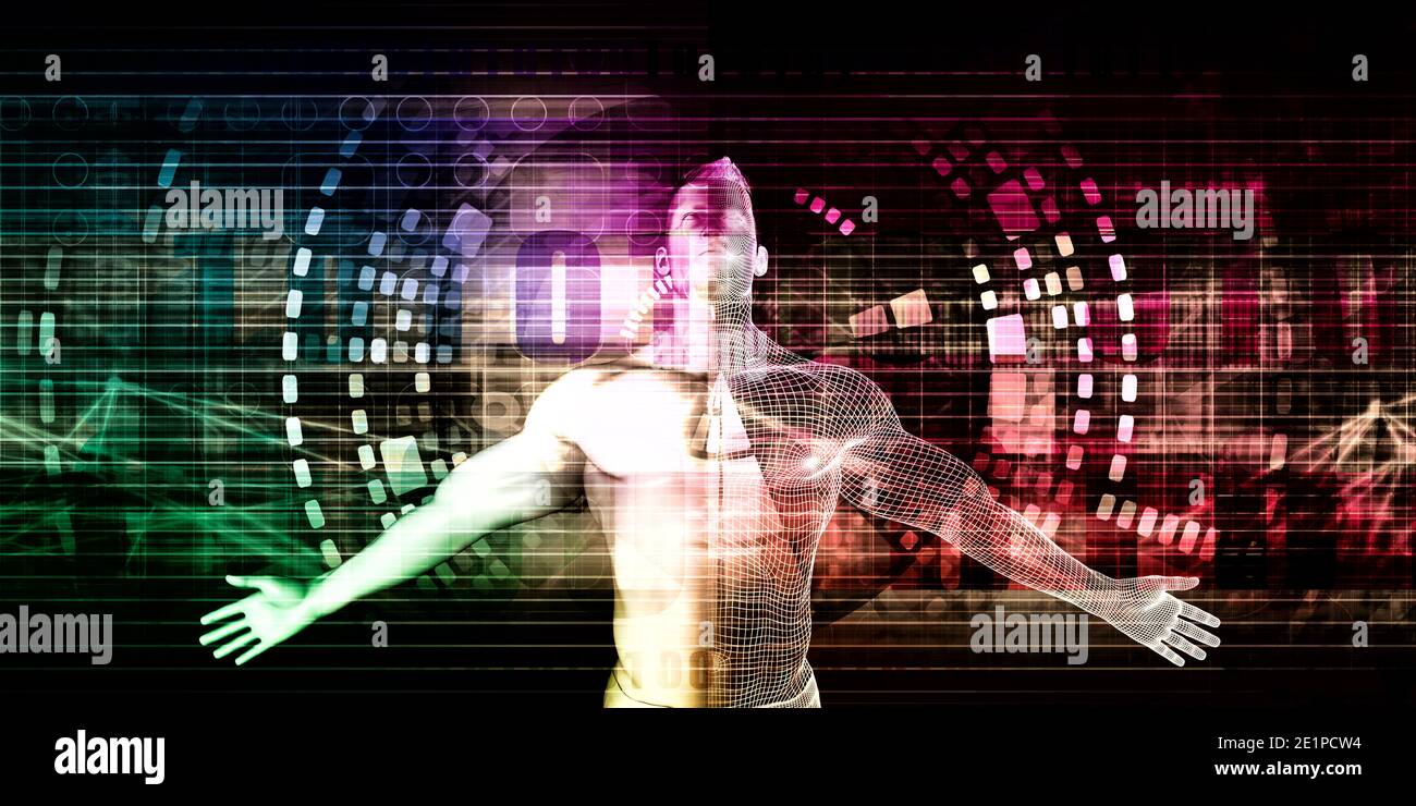 Accesso a Internet alle informazioni sul concetto di esplorazione del Web Foto Stock