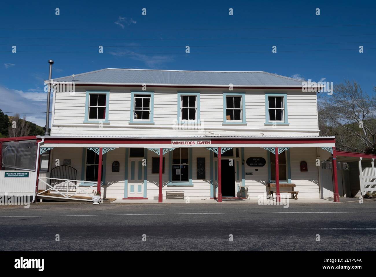 Wimbledon Tavern, distretto di Tararua, Isola del Nord, Nuova Zelanda Foto Stock