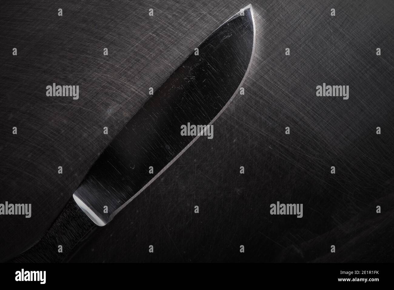 Lucentezza di strumento medico. Foto macro. Foto Stock