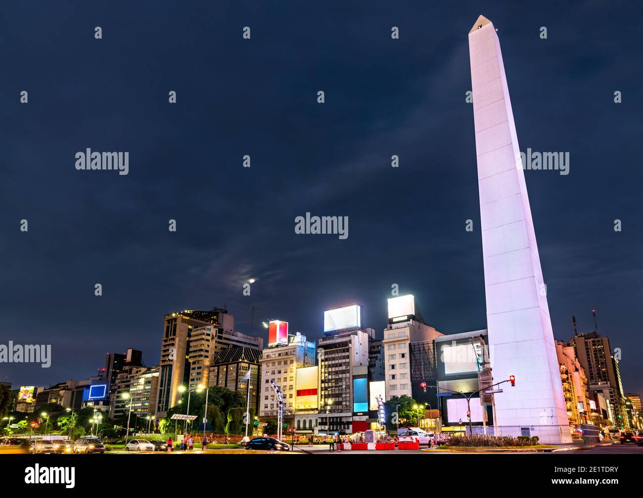 Obelisco di Buenos Aires in Argentina Foto Stock