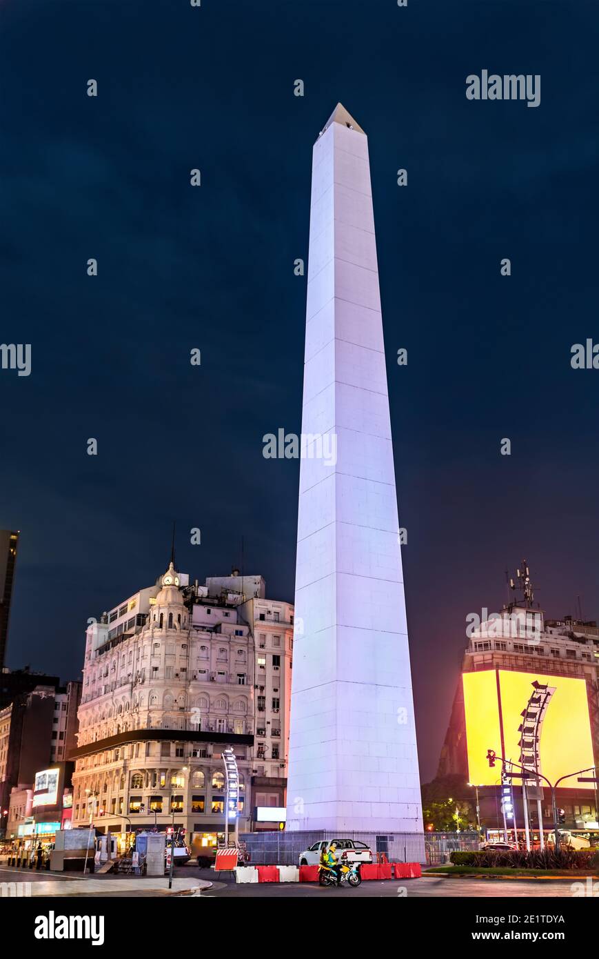 Obelisco di Buenos Aires in Argentina Foto Stock