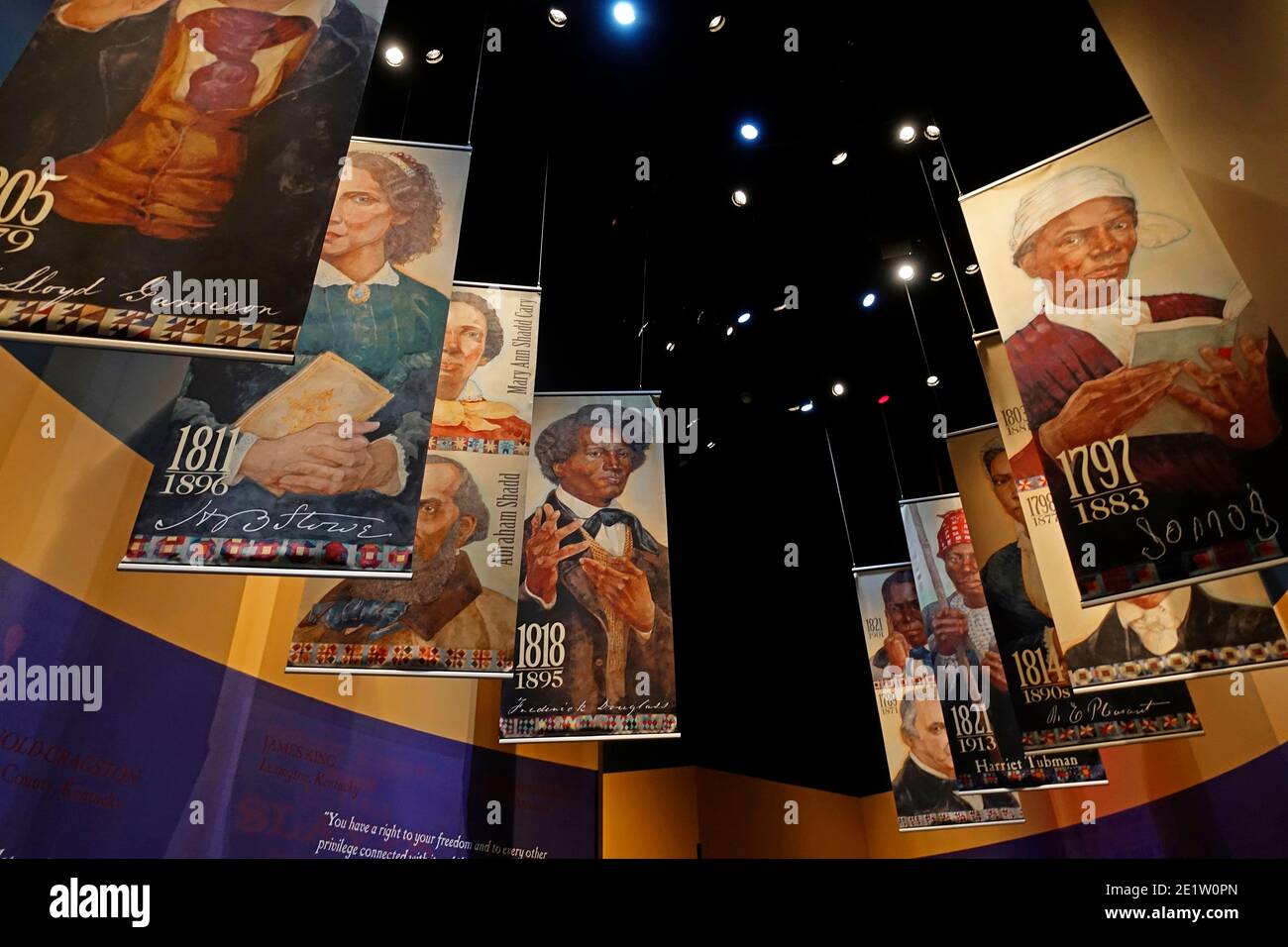 National Underground Railroad Freedom Center a Cincinnati, Ohio Foto Stock