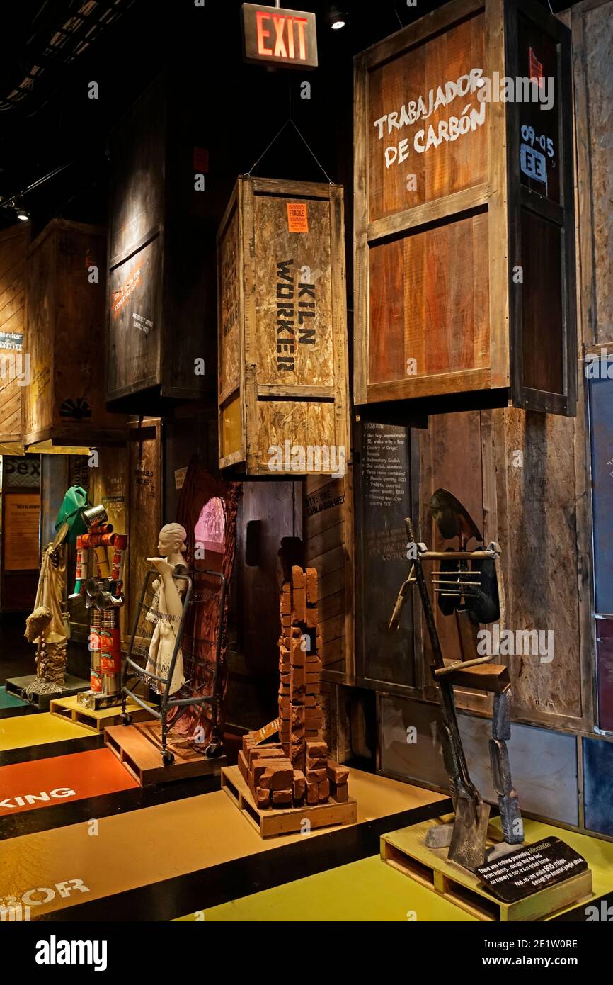 National Underground Railroad Freedom Center a Cincinnati, Ohio Foto Stock