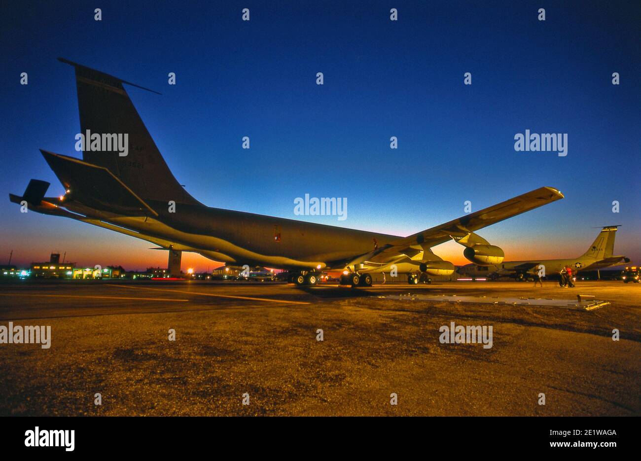 Boeing KC-135 Stratotanker Aerial Refueling Airplane, Foto Stock