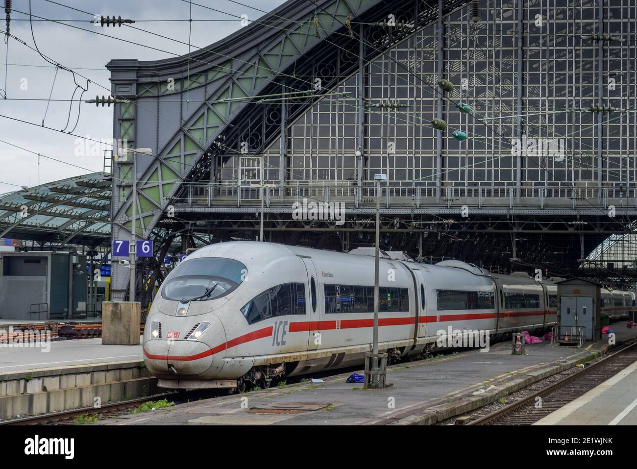 Ghiaccio, Hauptbahnhof, Koeln, Nordrhein-Westfalen, Deutschland Foto Stock