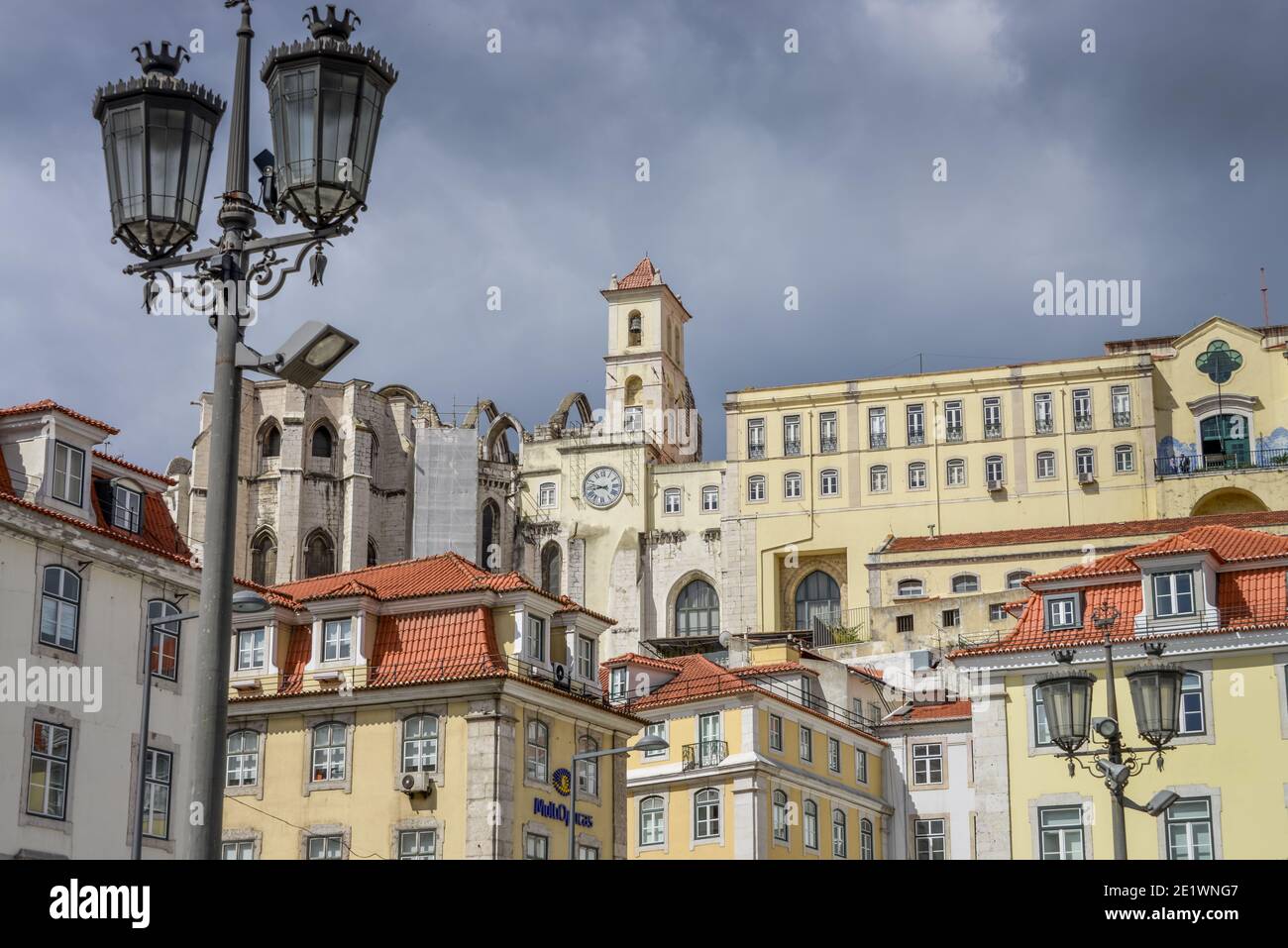 Convento do Carmo, Guarda Nacional Republicana, Lisbona, Portogallo Foto Stock