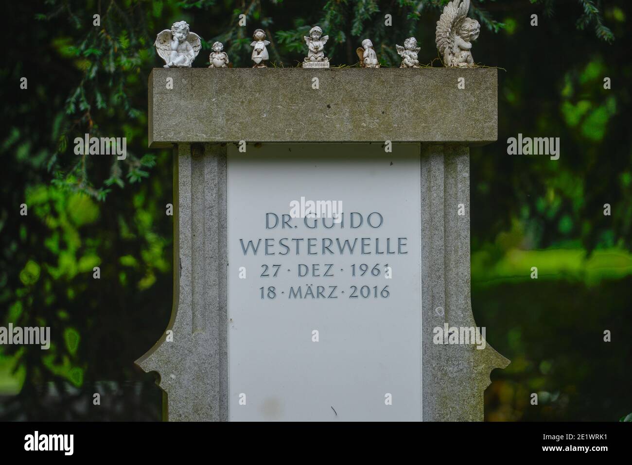 Grab, Guido Westerwelle, Melaten-Friedhof, Aachener Strasse, Lindenthal, Koeln, Nordrhein-Westfalen, Deutschland Foto Stock