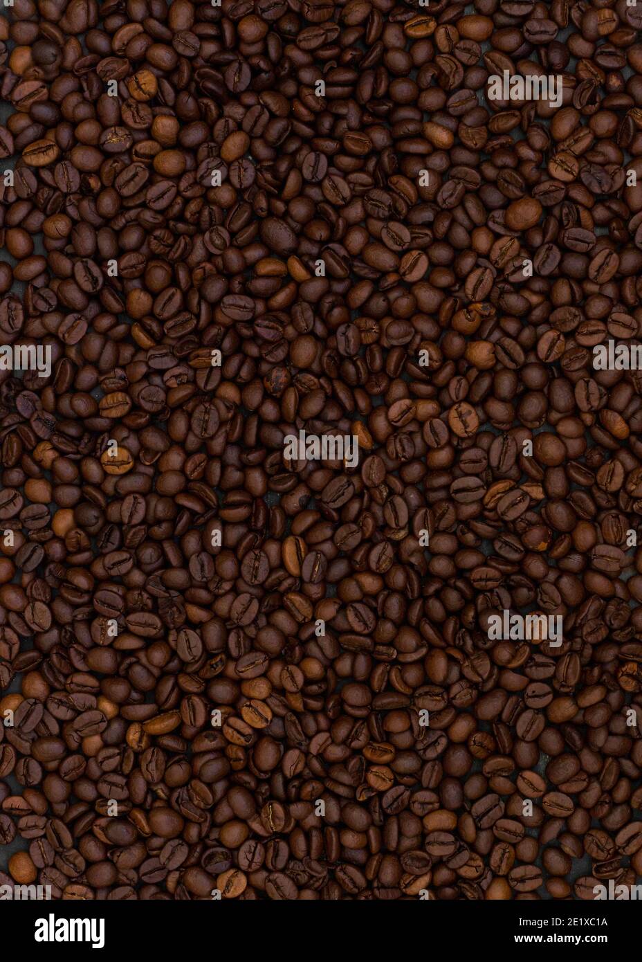Incredibile sfondo di caffè torrefatto. Immagine verticale. Foto Stock