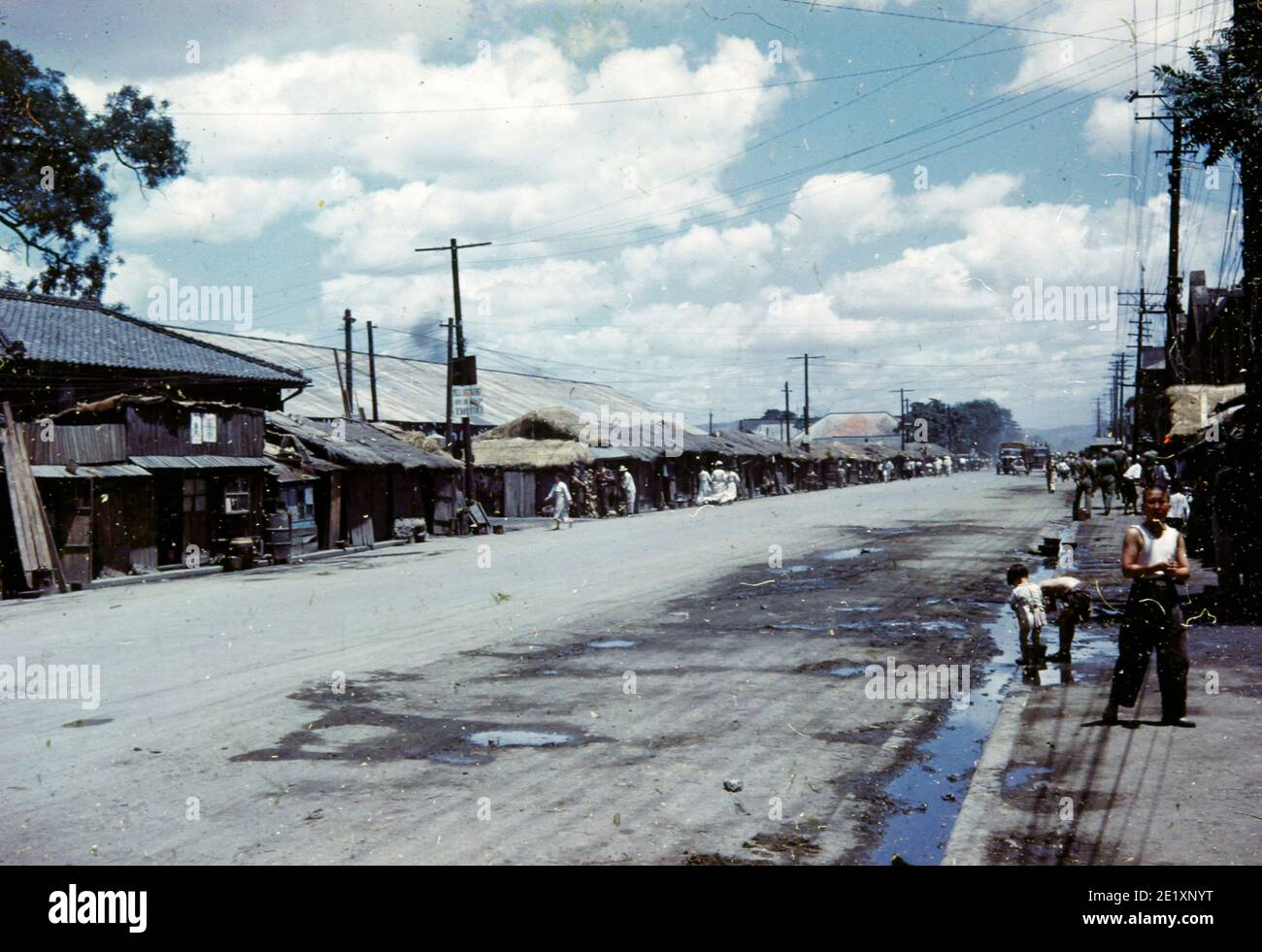 Taegu, Corea, 1951 durante la guerra coreana Foto Stock