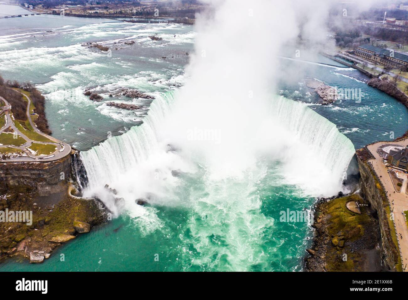 Cascate Horseshoe, Niagara Falls, Ontario, Canada Foto Stock