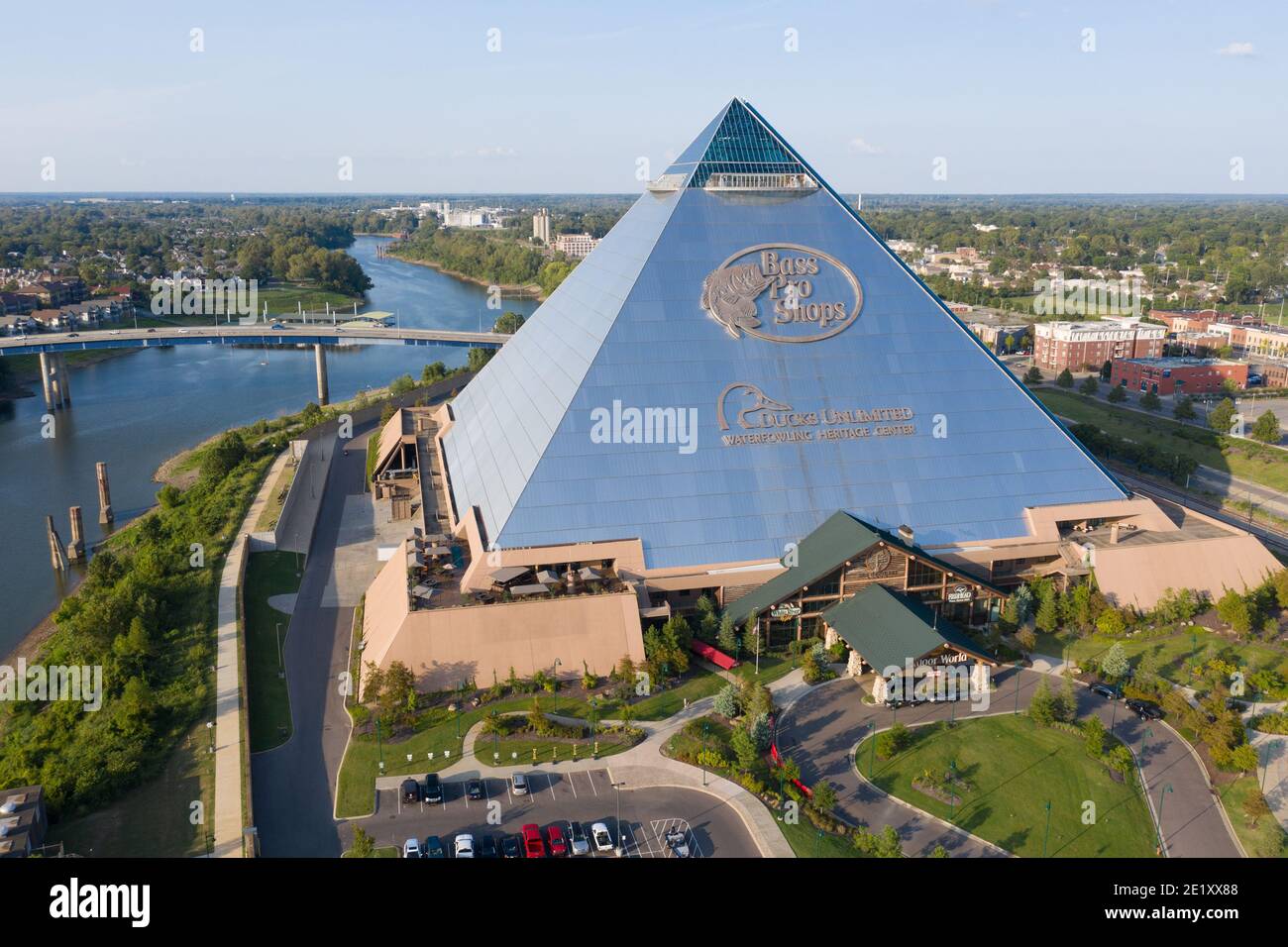 Bass Pro Shops at the Pyramid, Memphis, Tennessee, USA Foto Stock