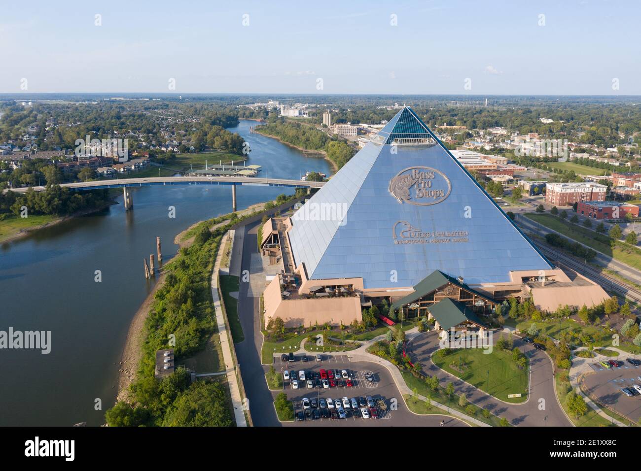 Bass Pro Shops at the Pyramid, Memphis, Tennessee, USA Foto Stock