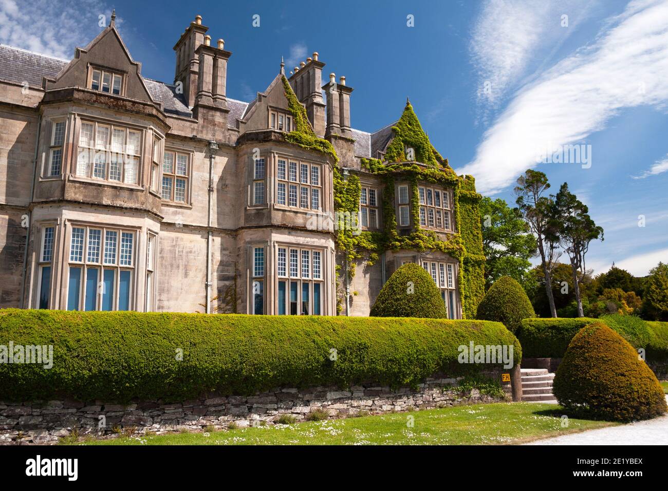 Muckross casa nel parco nazionale di Killarney a Kerry in Irlanda. Foto Stock