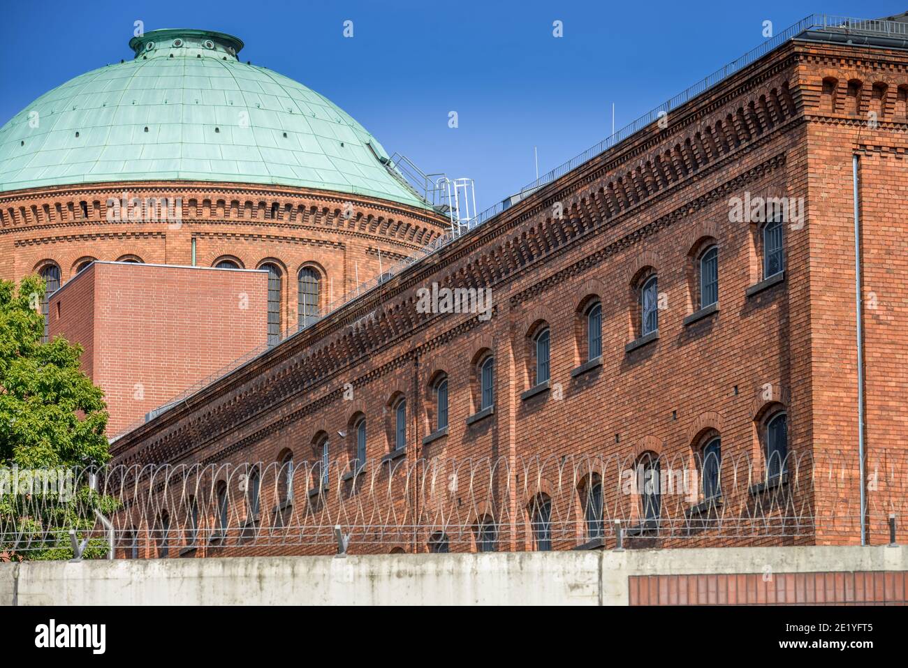 JVA Moabit, Alt-Moabit, Moabit, nel quartiere Mitte di Berlino, Deutschland Foto Stock