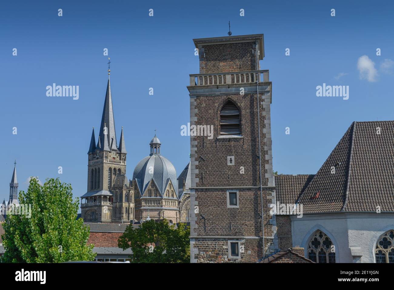 Dom, Griechisch-Orthodoxe Kirche, Altstadt, Aquisgrana, Nordrhein-Westfalen, Germania Foto Stock