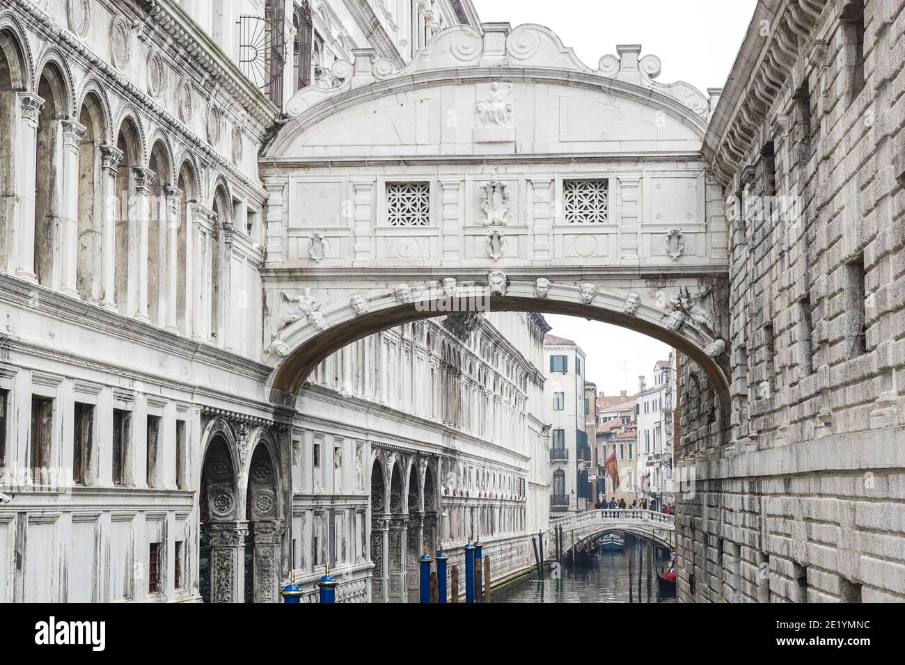 Ponte dei Sospiri, il Ponte dei Sospiri di Venezia, Italia Foto Stock