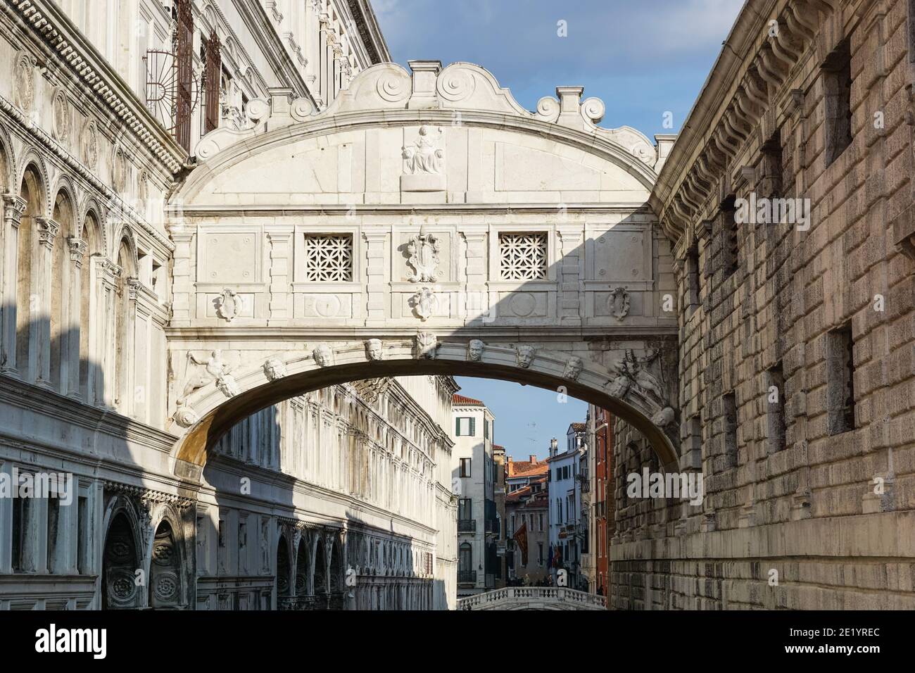 Ponte dei Sospiri, il Ponte dei Sospiri di Venezia, Italia Foto Stock