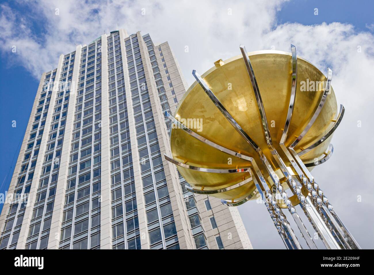 Alabama Mobile Water Street RSA Battle House Tower grattacielo, Foto Stock