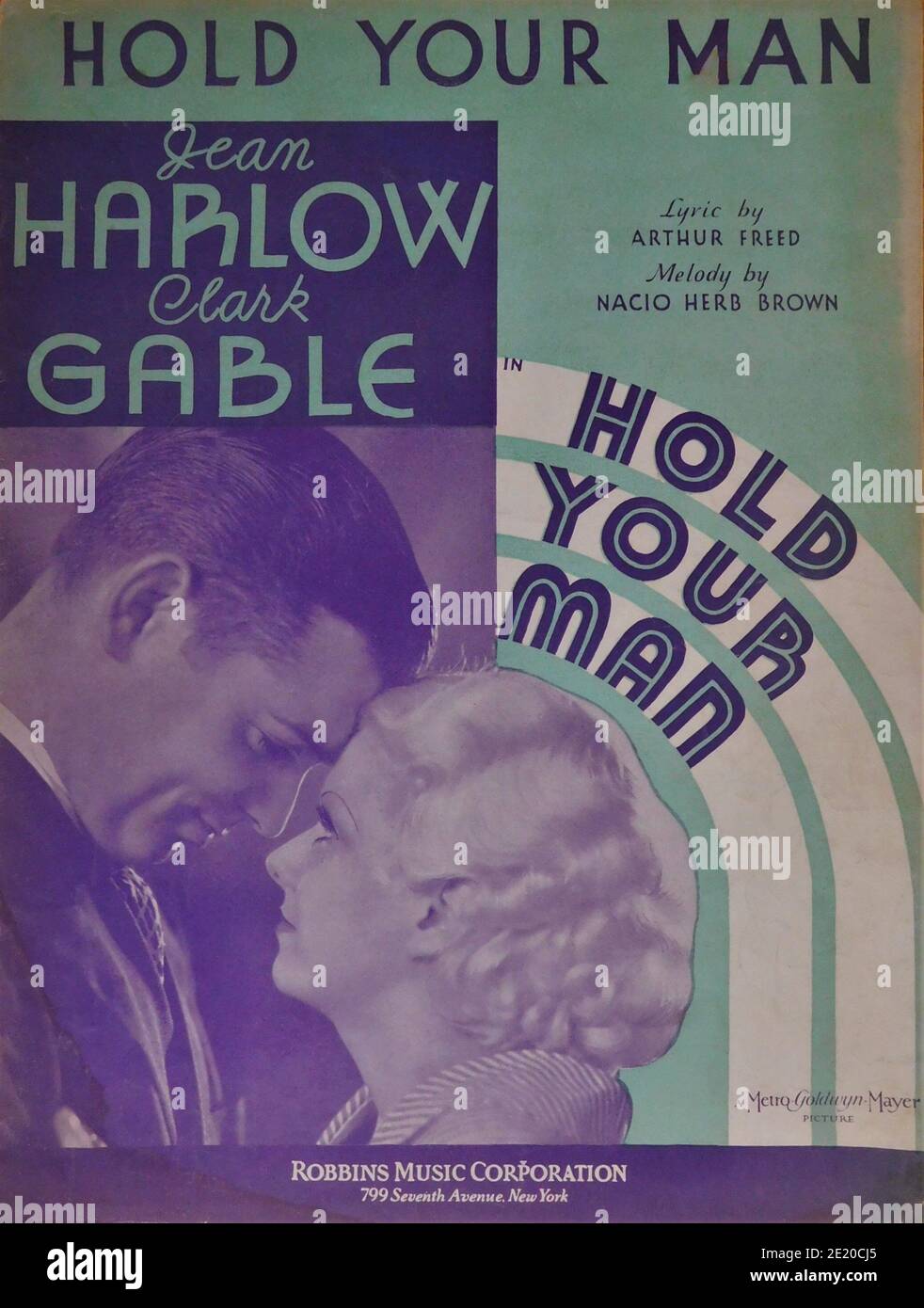 TIENI IL TUO UOMO 1933 regista SAM LEGNO sceneggiatura Anita Loos E Howard Emmett Rogers possiede Gilbert Adrian Metro Goldwyn Mayer Foto Stock