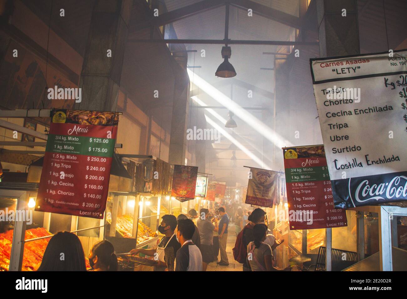 Oaxaca, Oaxaca / Messico - 01/05/2021: Fotografia di dettaglio del mercato Novembre 20 a Oaxaca Messico Foto Stock