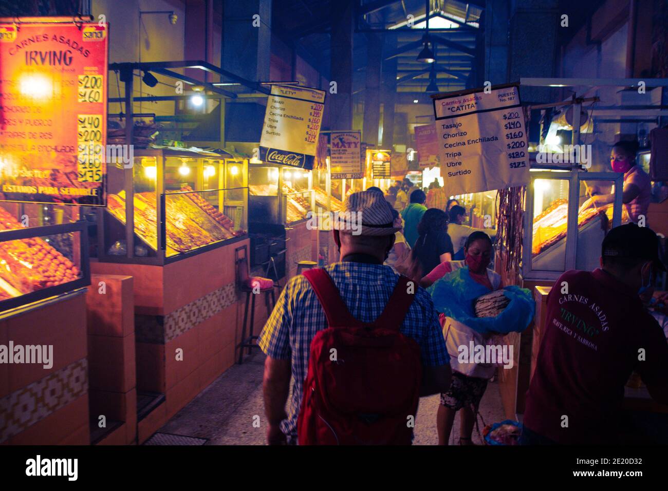 Oaxaca, Oaxaca / Messico - 01/05/2021: Fotografia di dettaglio del mercato Novembre 20 a Oaxaca Messico Foto Stock