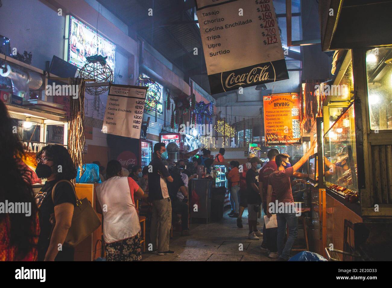 Oaxaca, Oaxaca / Messico - 01/05/2021: Fotografia di dettaglio del mercato Novembre 20 a Oaxaca Messico Foto Stock