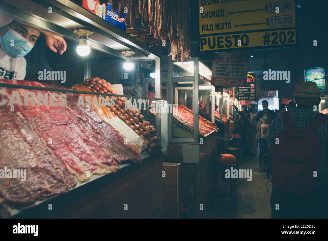 Oaxaca, Oaxaca / Messico - 01/05/2021: Fotografia di dettaglio del mercato Novembre 20 a Oaxaca Messico Foto Stock