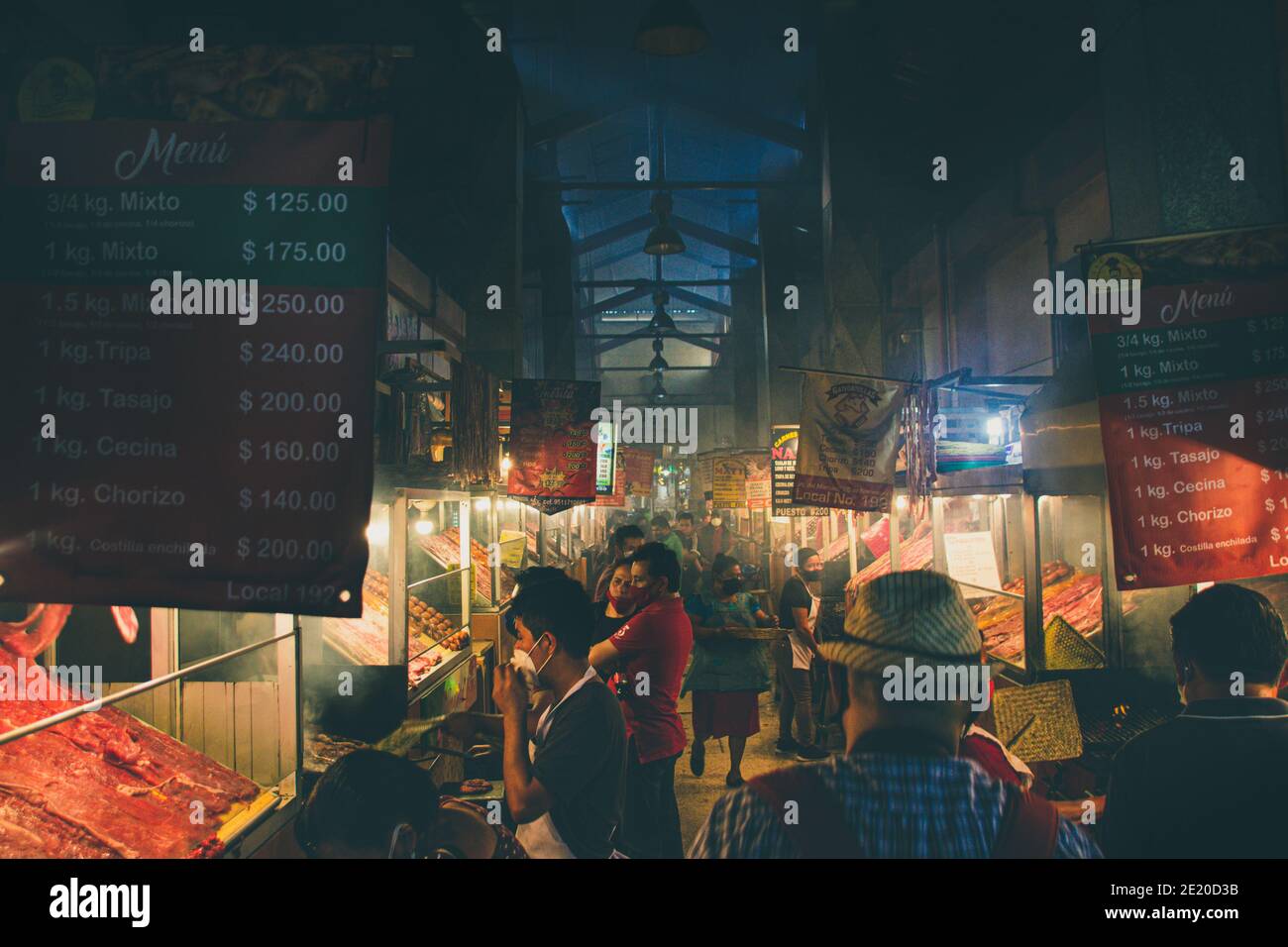 Oaxaca, Oaxaca / Messico - 01/05/2021: Fotografia di dettaglio del mercato Novembre 20 a Oaxaca Messico Foto Stock