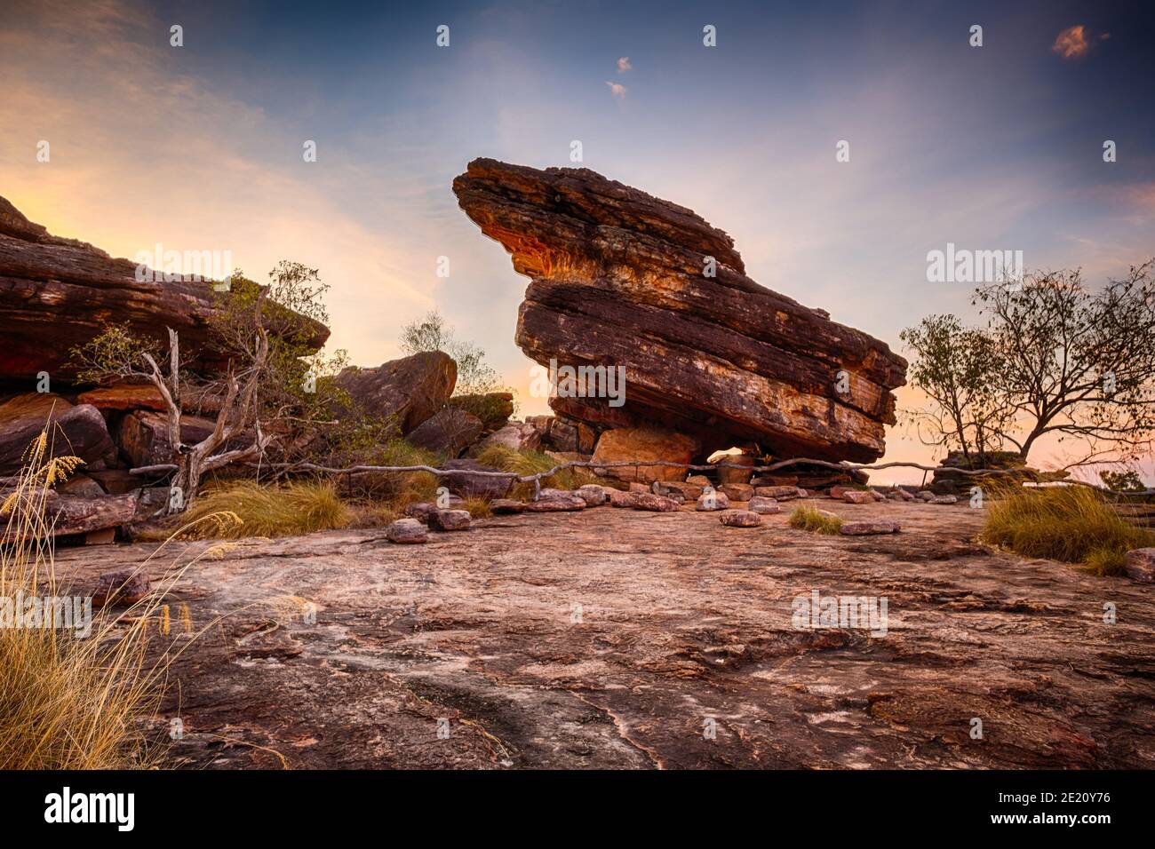 Bellissima formazione rocciosa nel Parco Nazionale di Kakadu Foto Stock
