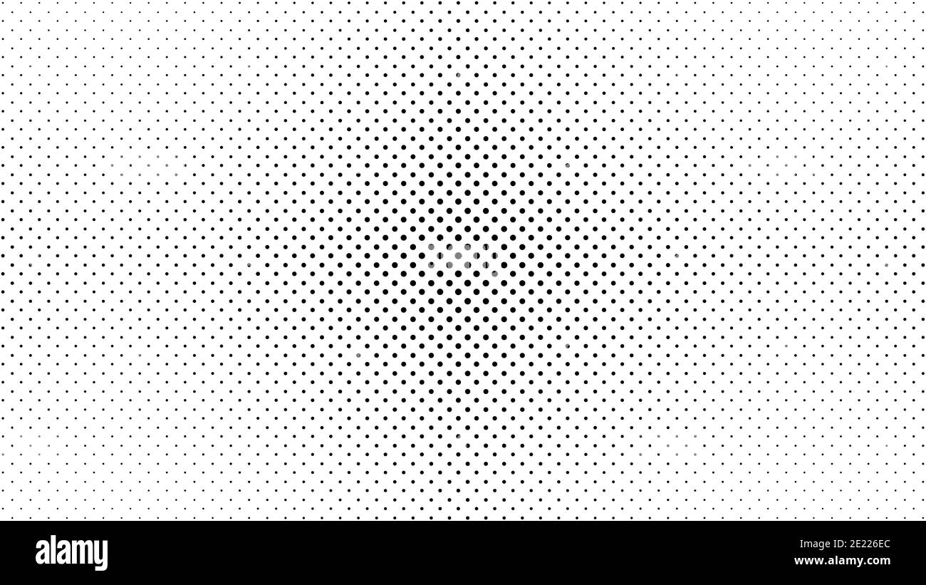 Bianco e nero sfondo mezzitoni sfondo punteggiato tessuto sovrapposto Pop-art Foto Stock